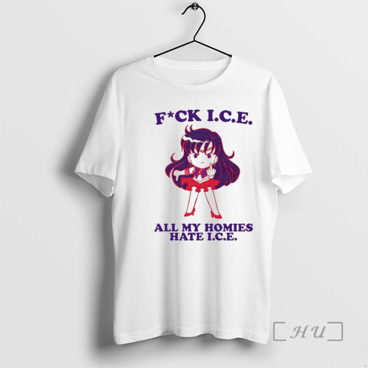 Officials Sailor Mars Sailor Moon Series Fck I C E All My Homies Hate