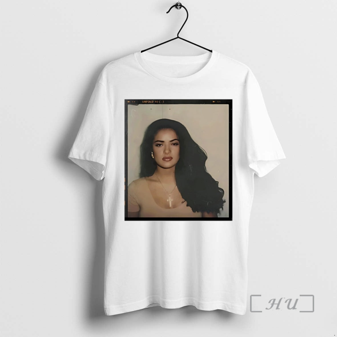 Officials Salma Hayek Casting Polaroid Circle