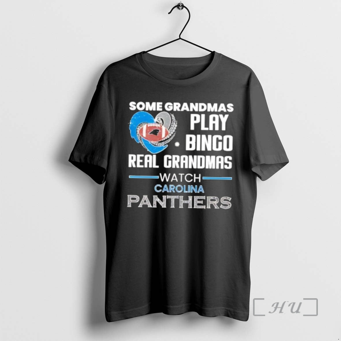 Officials Some Grandmas Play Bingo Real Grandmas Watch Carolina Panthers 2026 Premium T Shirts Sweater