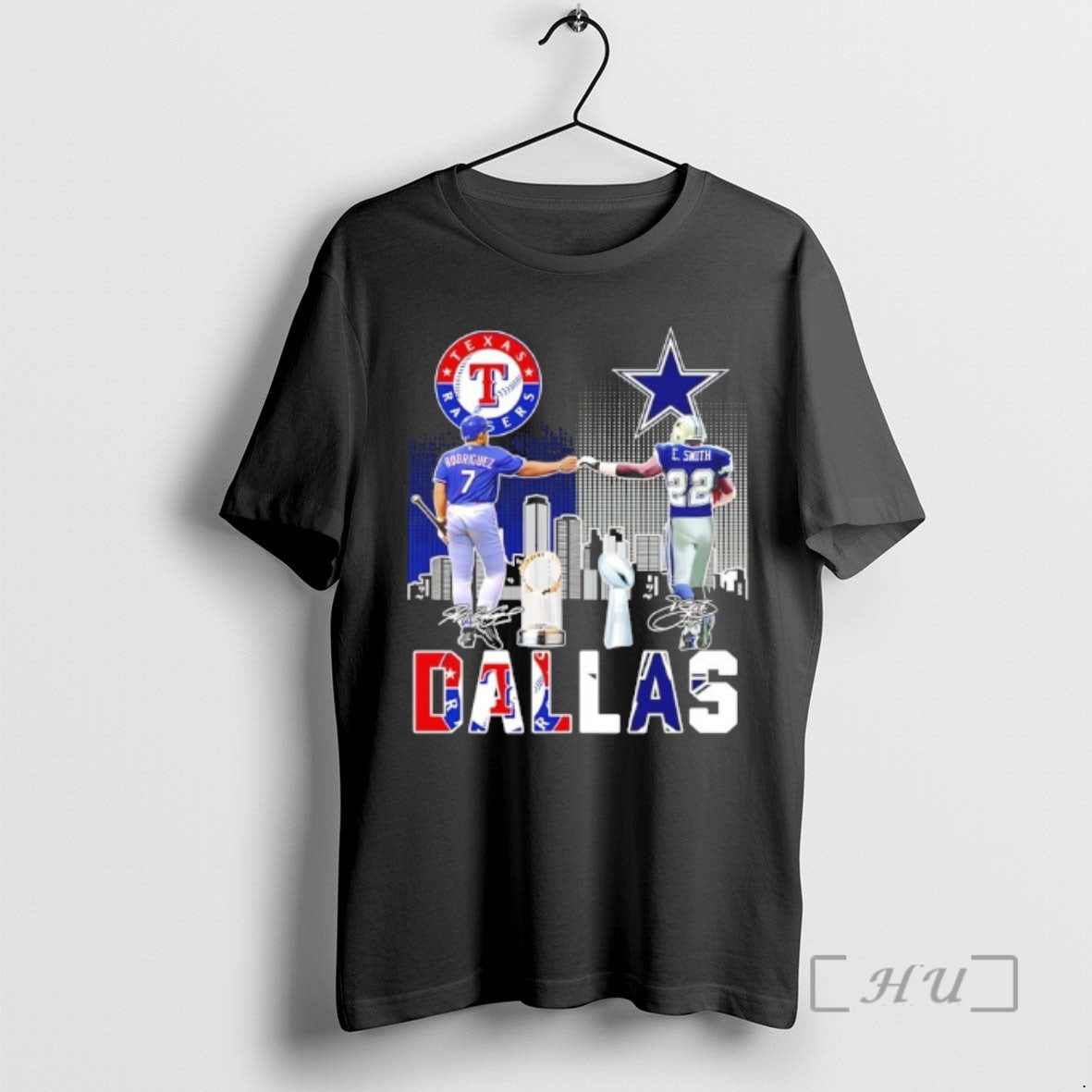 Officials Sports In Dallas Rangers Rodriguez And Cowboys E