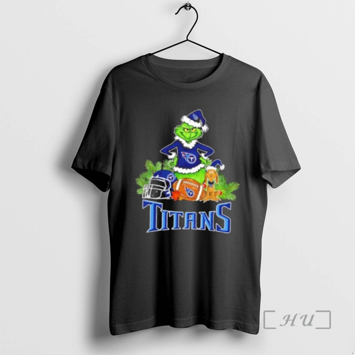 Officials Tennessee Titans Football X Grinch And Max Dog Merry Christmas Premium T Shirts Sweater