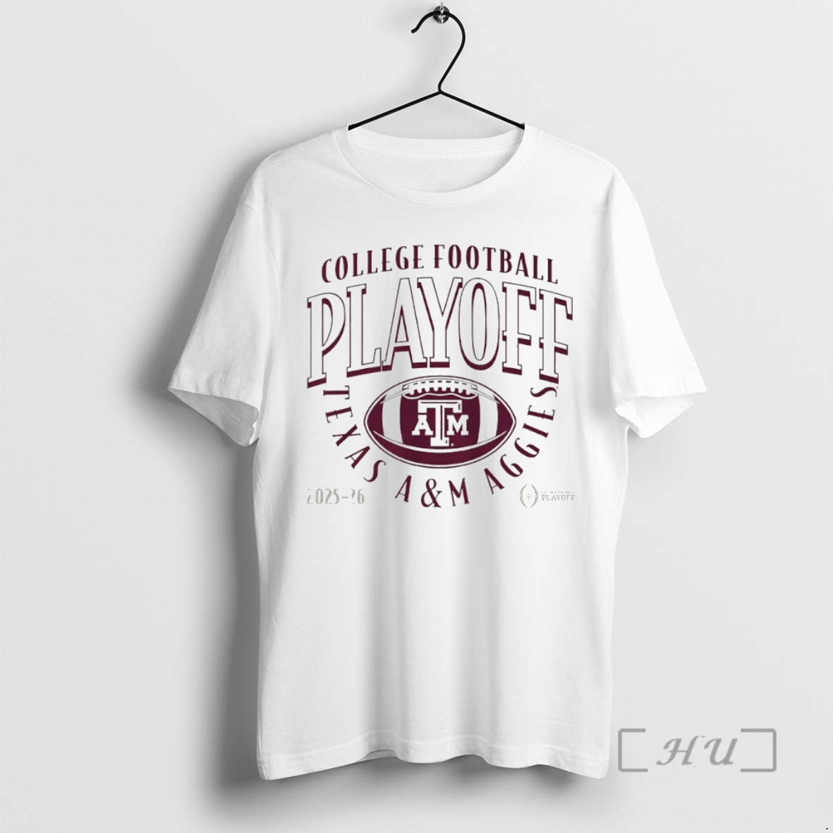 Officials Texas A And M Aggies 2025 2026 College Football Playoff Curve Logo Circle Premium