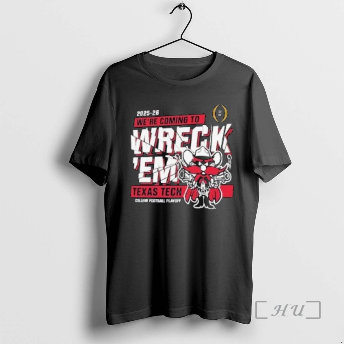 Officials Texas Tech Red Raider 2025 26 Were Coming To Wreck Em Cfp Circle Black