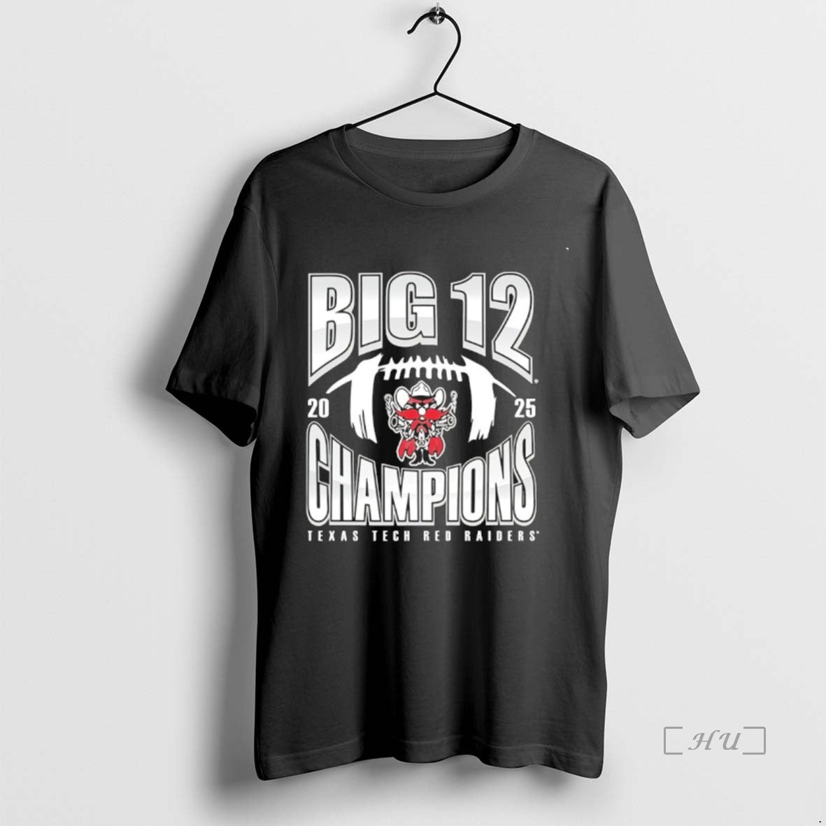Officials Texas Tech Red Raiders 2025 Big 12 Champions Number One Football Premium T Shirts