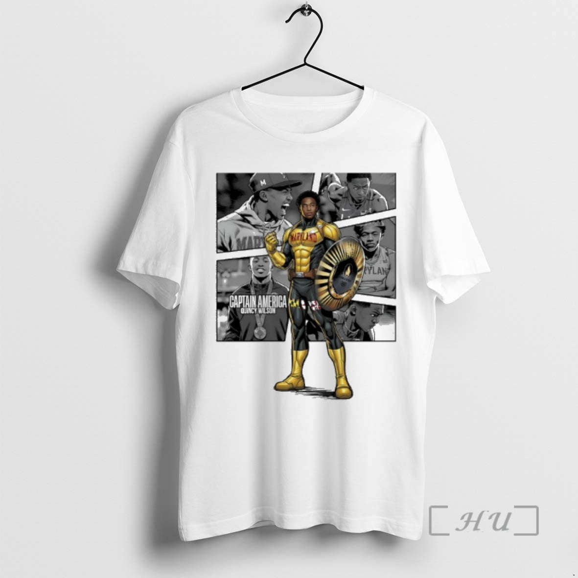 Officials The Avengers Captain America Quincy Wilson Track And Field Maryland Premium T Shirts Sweater