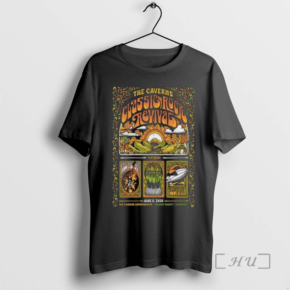 Officials The Caverns Classic Rock Revival June 6 2026 Grundy County Tn Premium T Shirts