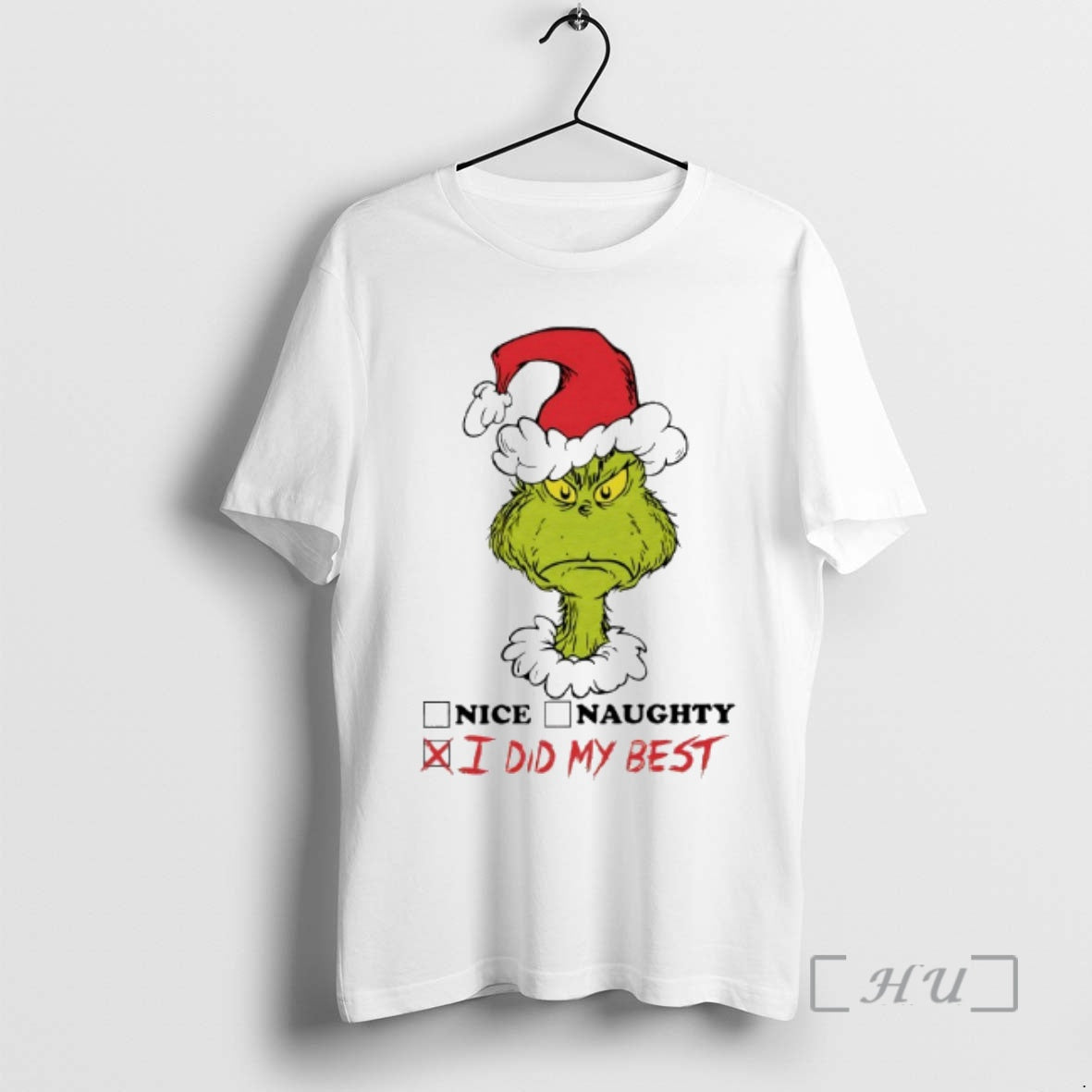 Officials The Grinch Graphic Nice Naughty I Did My Best