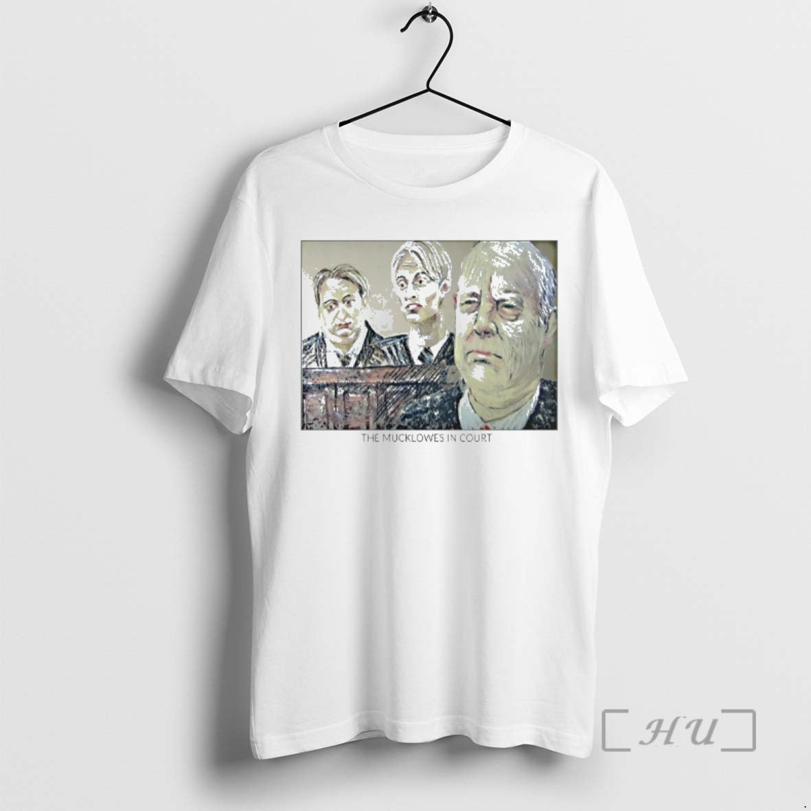 Officials The Mucklowes In Court Sketch