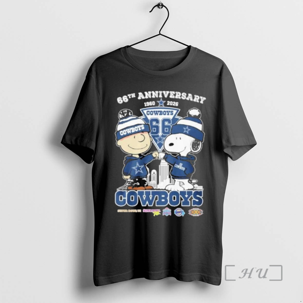 Officials The Peanuts Fist Bump X Dallas Cowboys 66th Anniversary