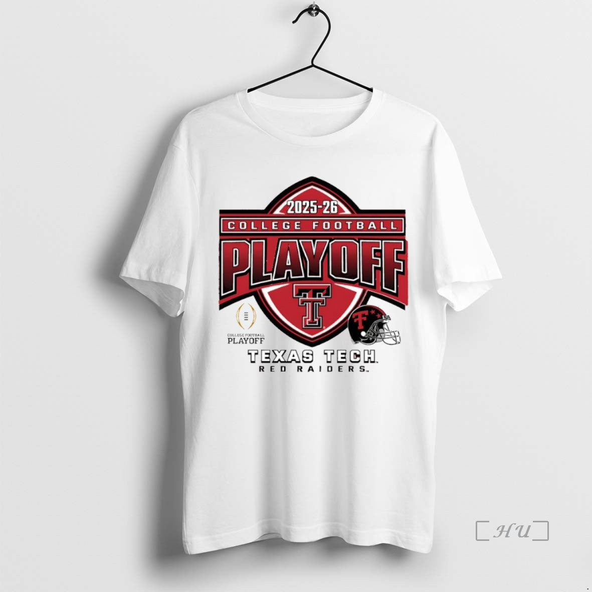 Officials The Texas Tech Red Raiders 2025 2026 Cfp Logo Helmet Circle Premium T Shirts