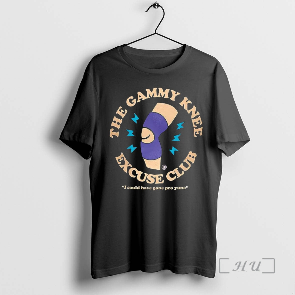 Officials The Gammy Knee Excuse Club I Could Have Gone Pro Yuno Premium T Shirts