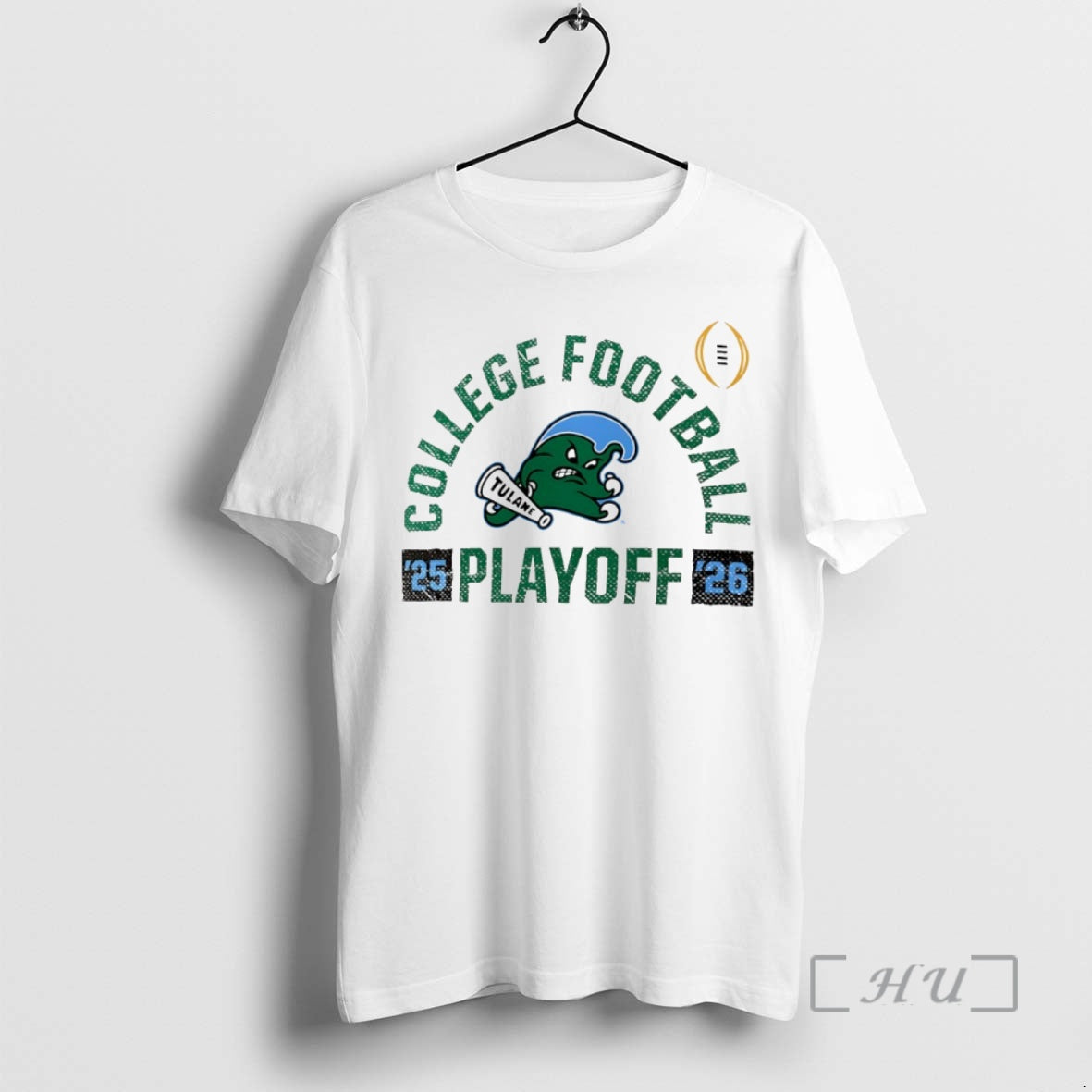 Officials Tulane Green Wave 2025 2026 College Football Playoff Touchdown Circle Premium T Shirts Sweater