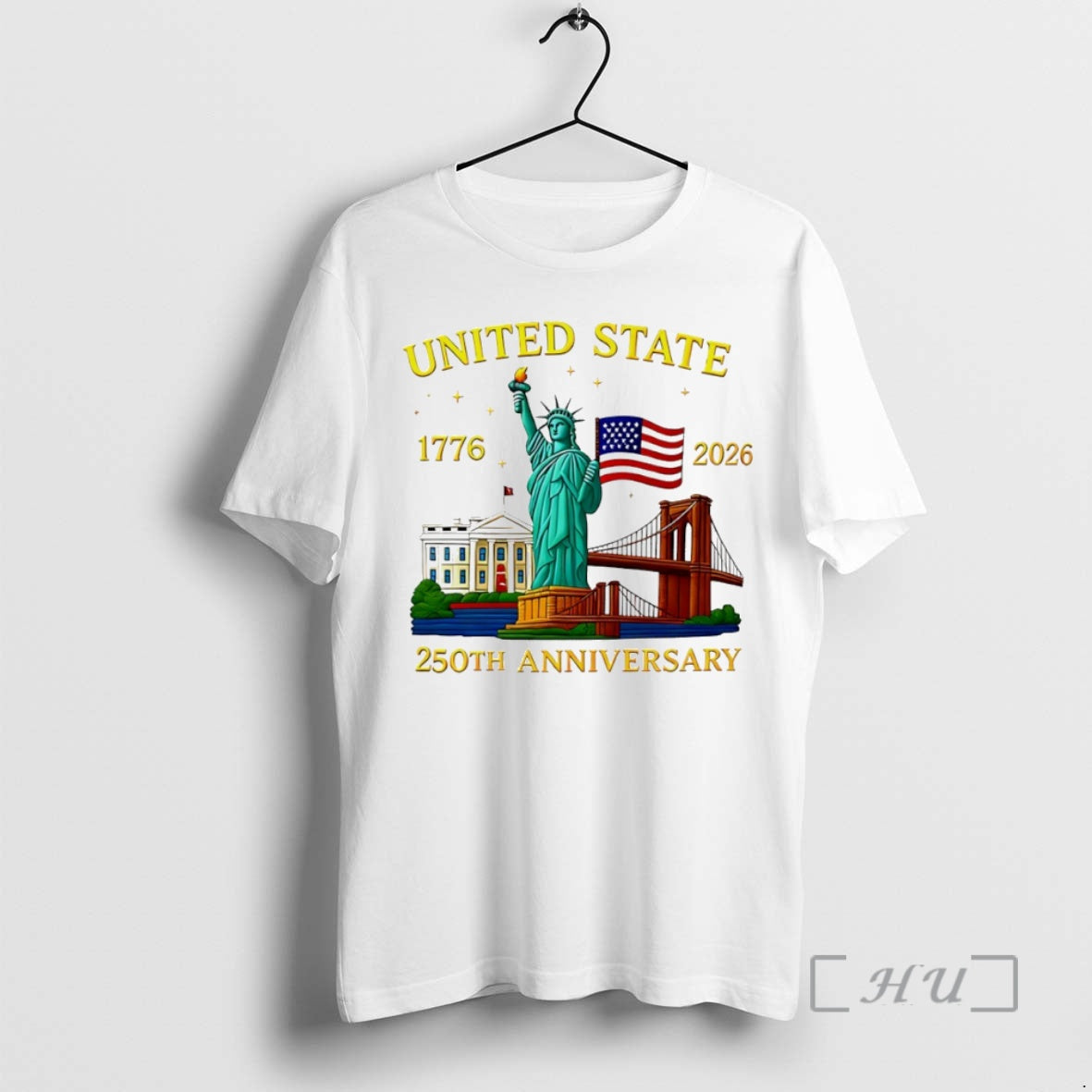 Officials United States Of America Freedom 250th Anniversary 1776 2026 Statue Of Liberty Circle Premium