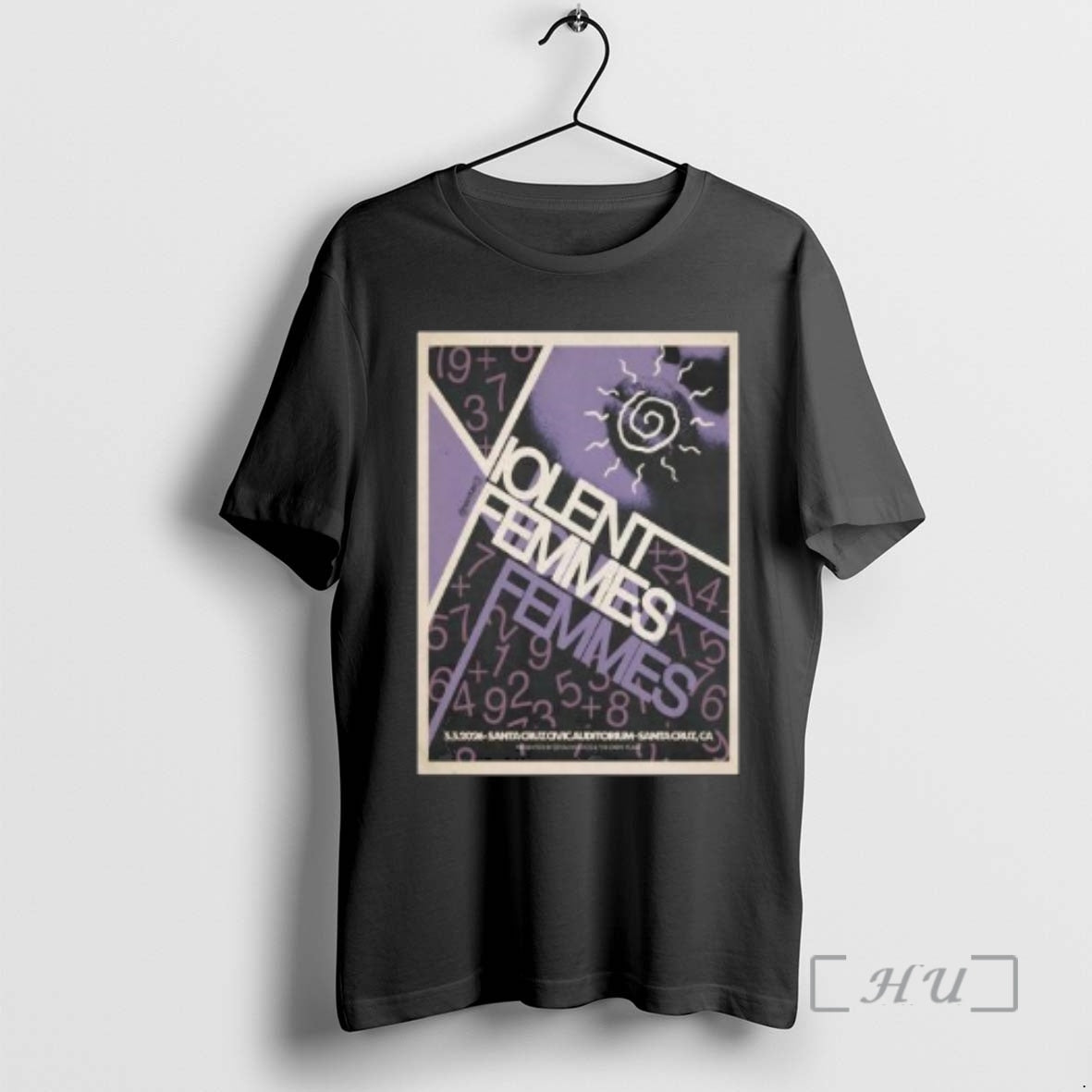 Officials Violent Femmes March 3 2026 In Santa Cruz Ca Circle Black Premium T Shirts