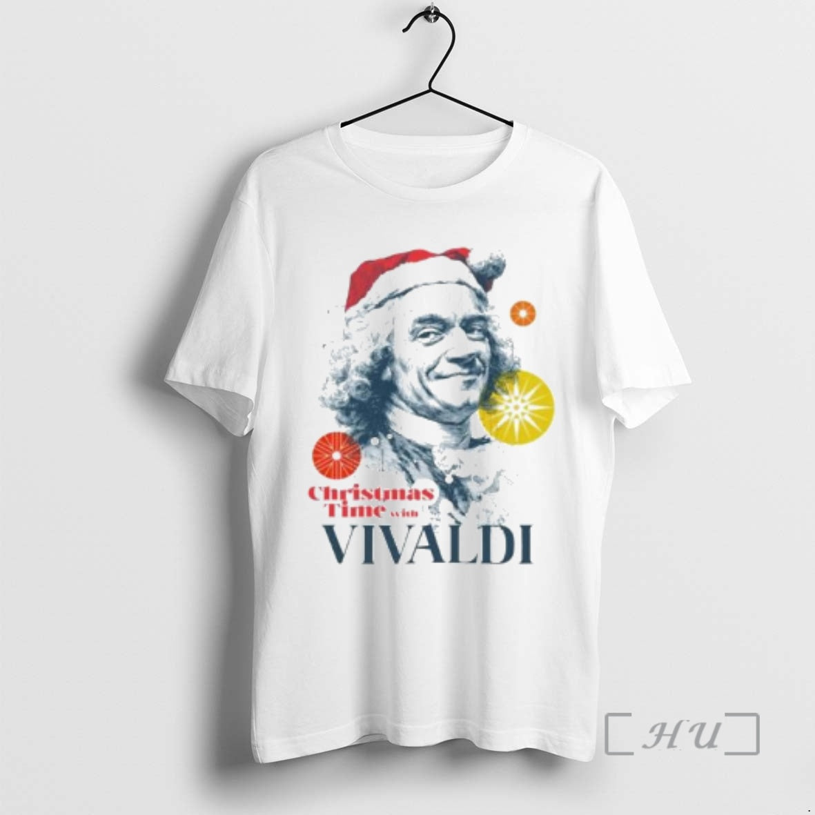 Officials Vivaldi With Santa Hat Christmas Time Ornaments