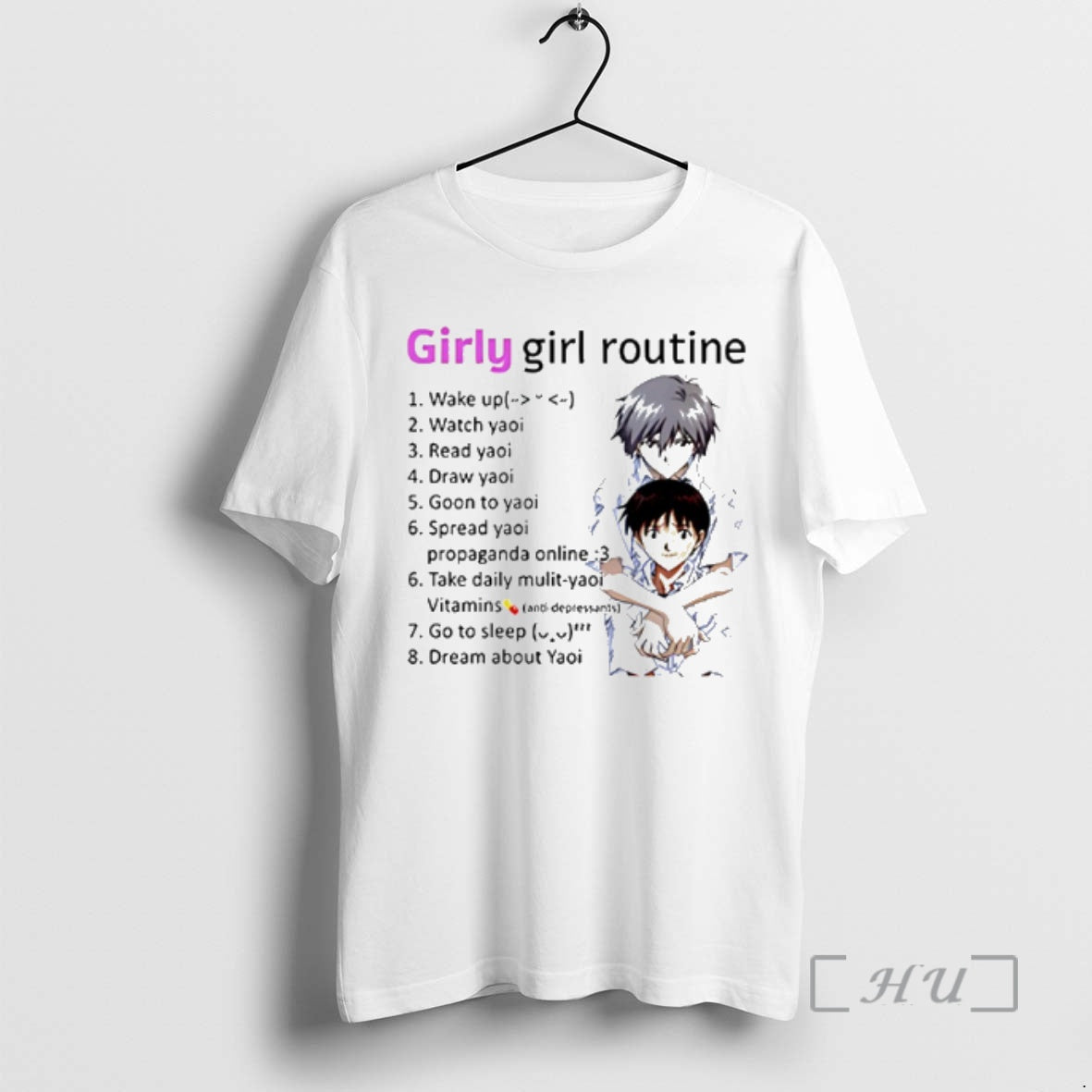 Officials Yaoi Girly Girl Routine Anime