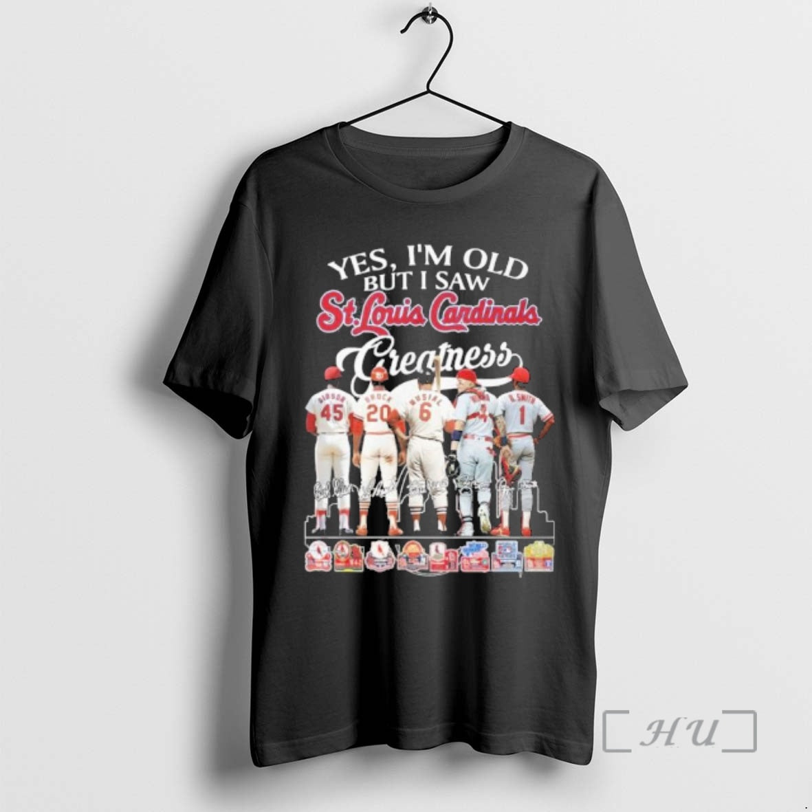 Officials Yes Im Old But I Saw St Louis Cardinals 2026 Greatness Premium T Shirts