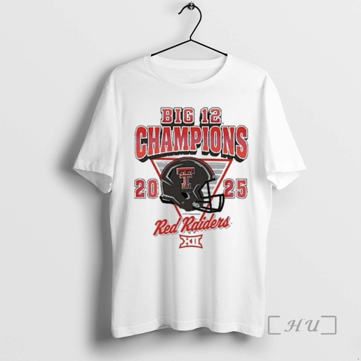Officials Texas Tech Red Raiders Summit Sportswear 2025 Big 12 Football Champions Helmet Premium