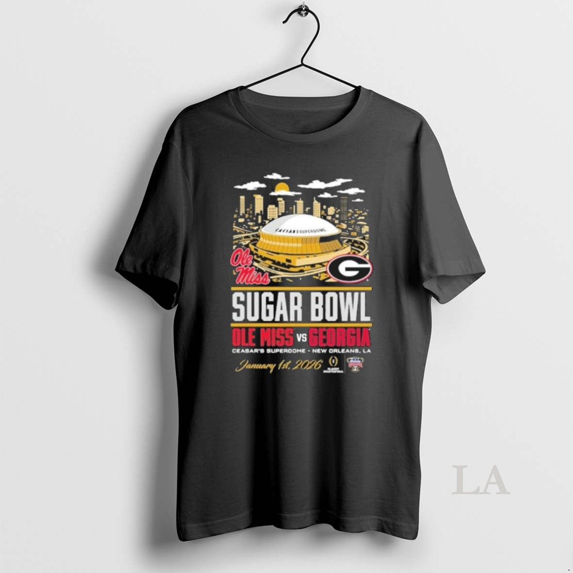 Original Georgia Bulldogs 2026 Sugar Bowl Head To Head Vs Ole Miss January 1st Stadium