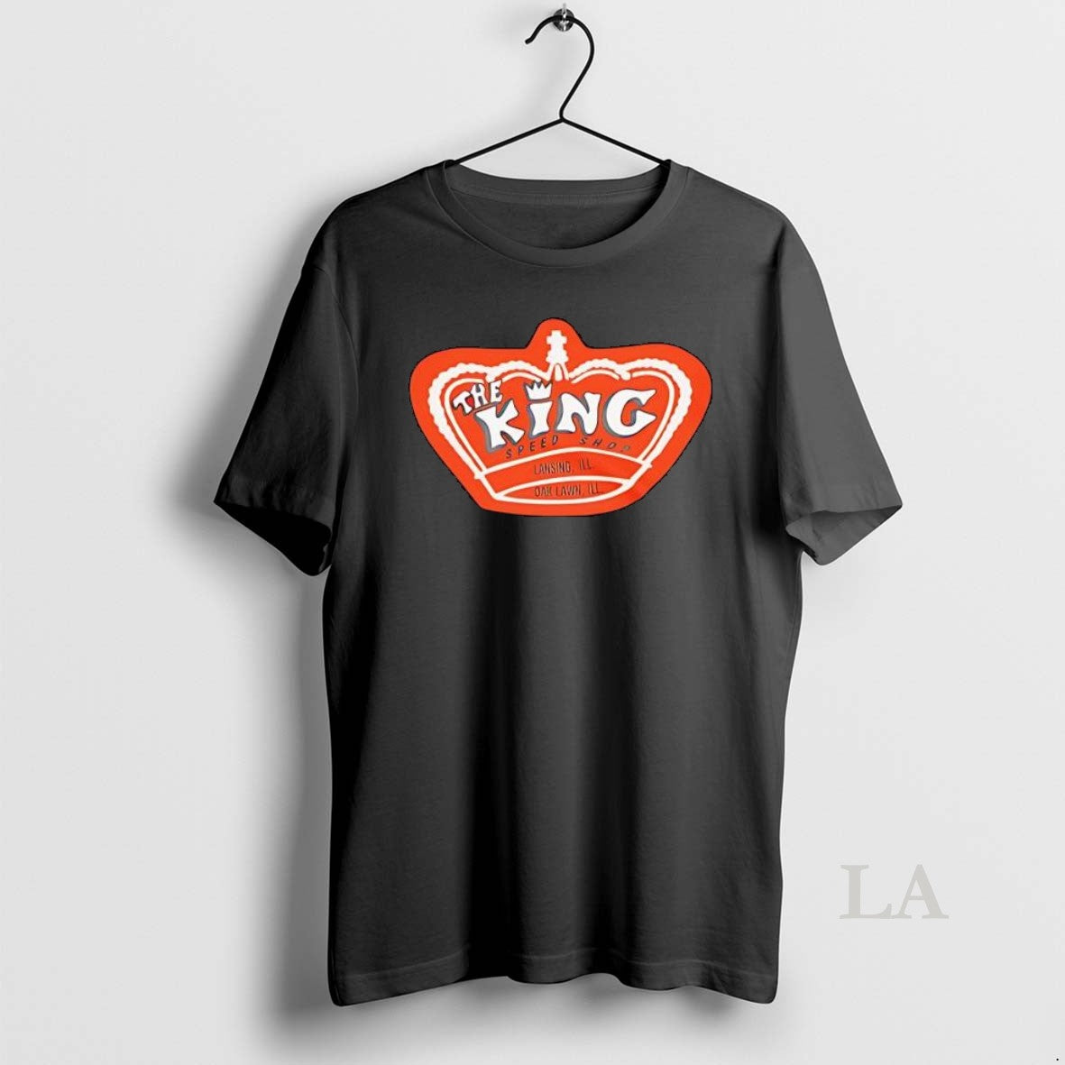 Original Nice The King Speed Shop Illinois Crown Logo