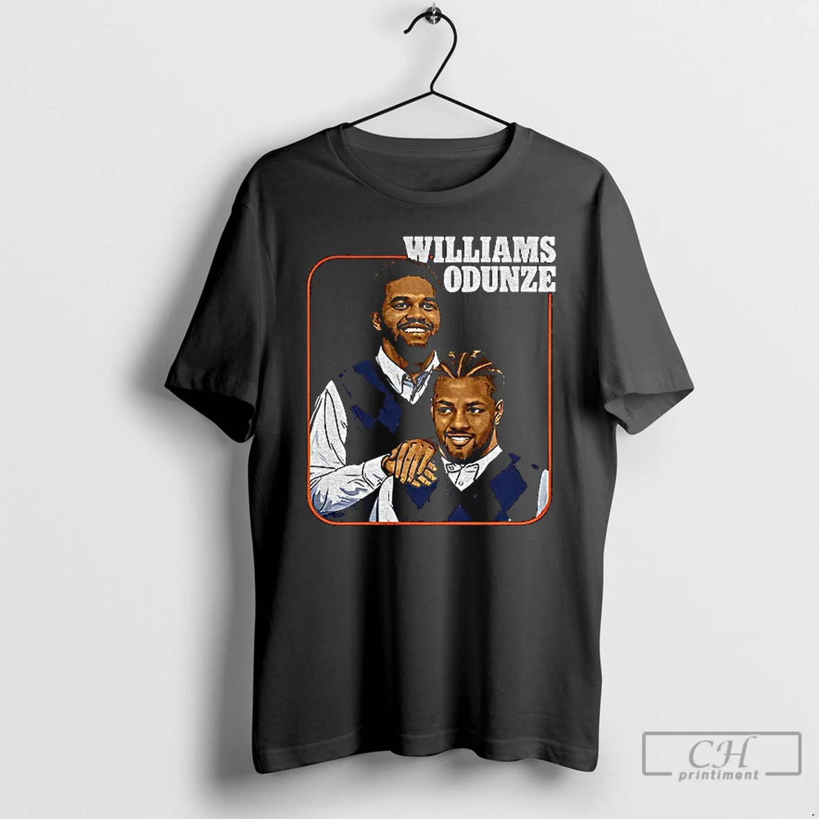 Premium Caleb Williams Rome Odunze Vintage Art Bears Step Brothers