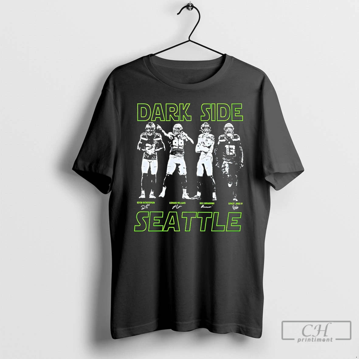 Premium Devon Witherspoon Leonard Williams Nick Emnanwori And Ernest Jones Iv Dark Side Defense Seattle
