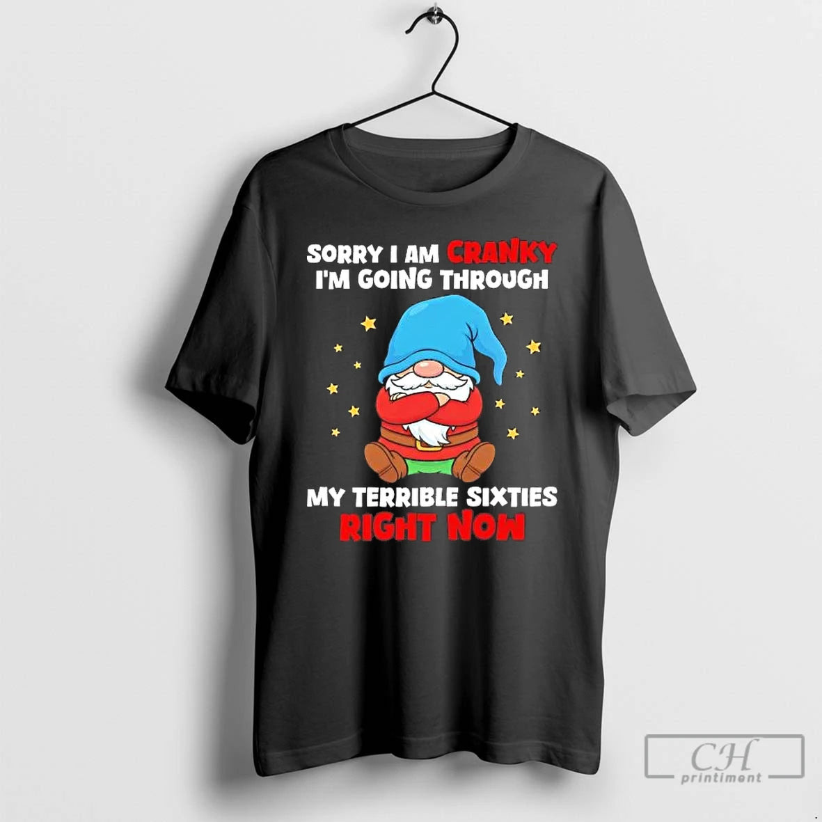 Premium Gnome Sorry I Am Cranky Im Going Through My Terrible Sixties T Shirts Sweater