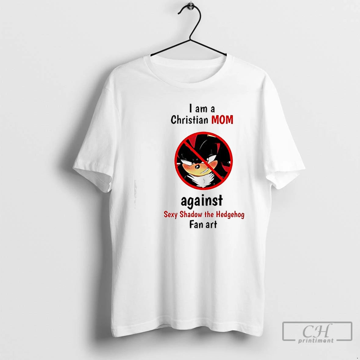 Premium Hedgehog I Am A Christian Mom Against Sexy Shadow The Hedgehog Fan Art