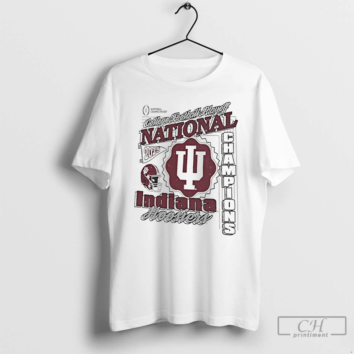 Premium Indiana University College Football Playoff 2025 National Champions Helmet