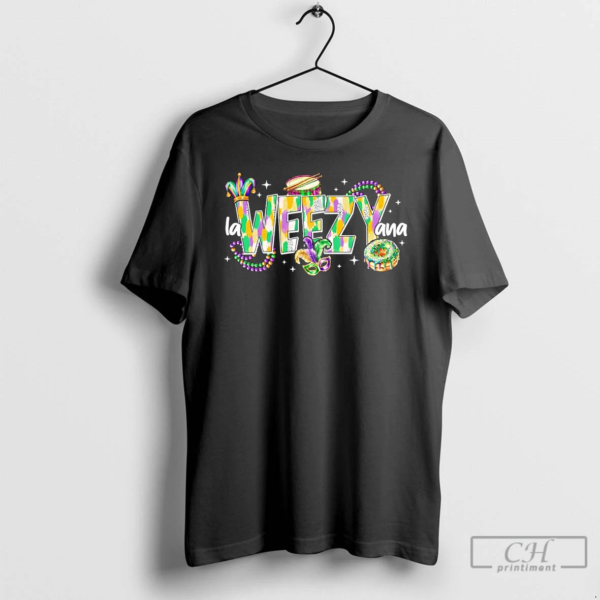 Premium La Weezy Ana Louisiana Mardi Grass Apparel
