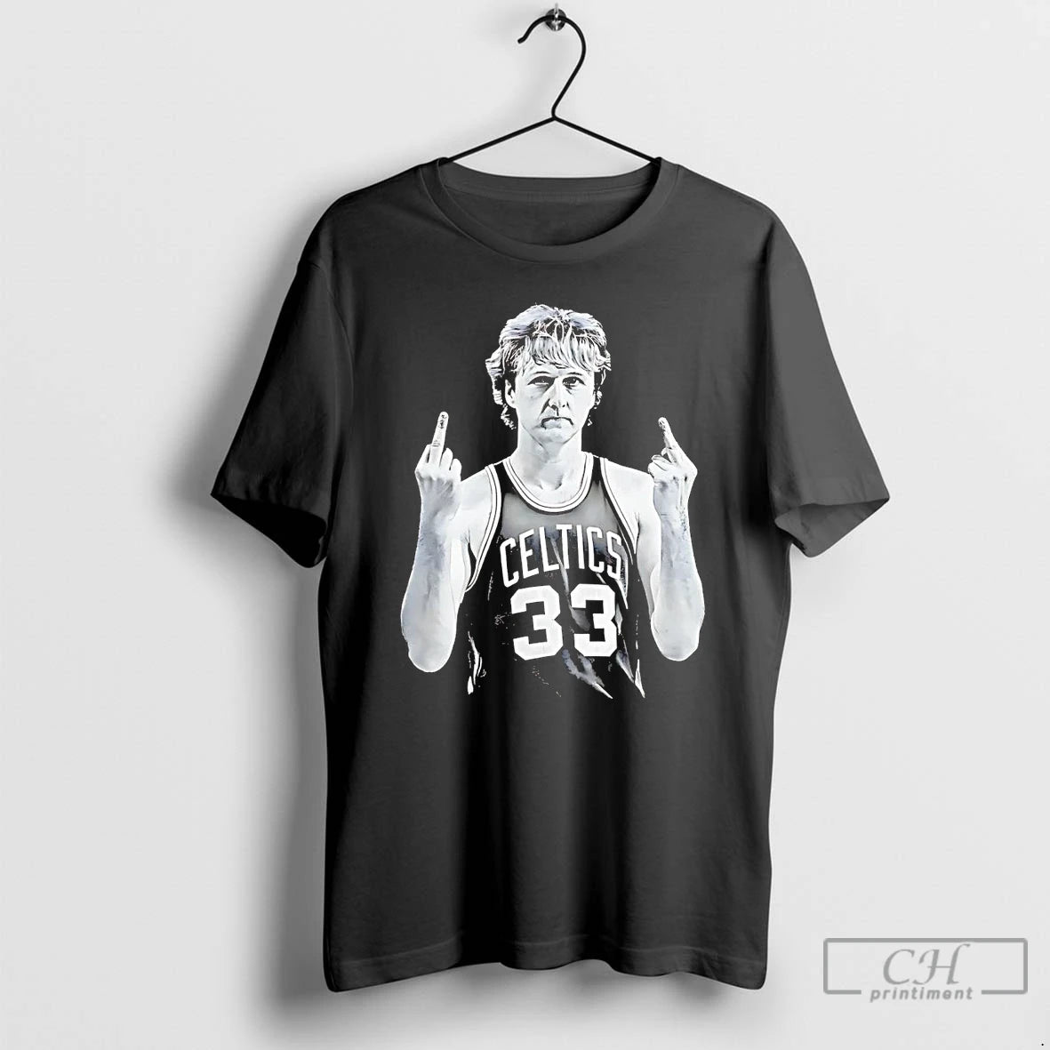 Premium Larry Bird Legend Middle Finger