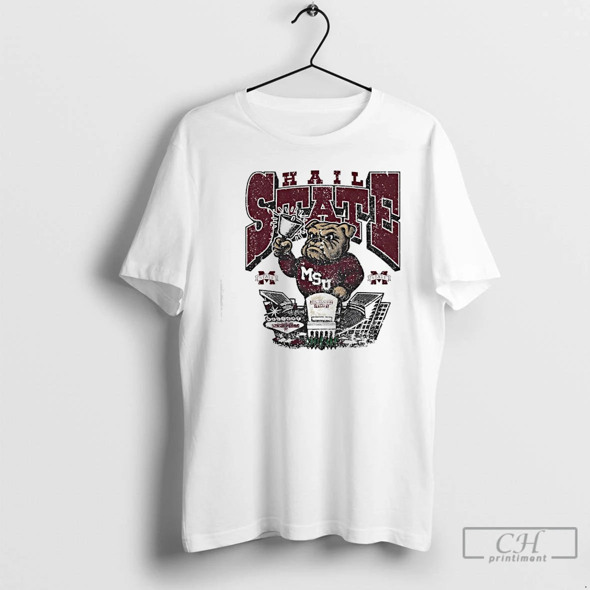 Premium Msu Hail State Bulldogs Mascot