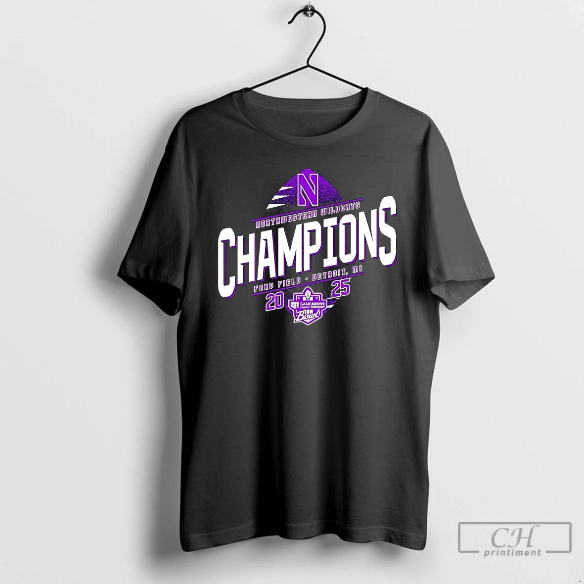 Premium Northwestern Wildcats 2025 Gameabove Sports Bowl Champions