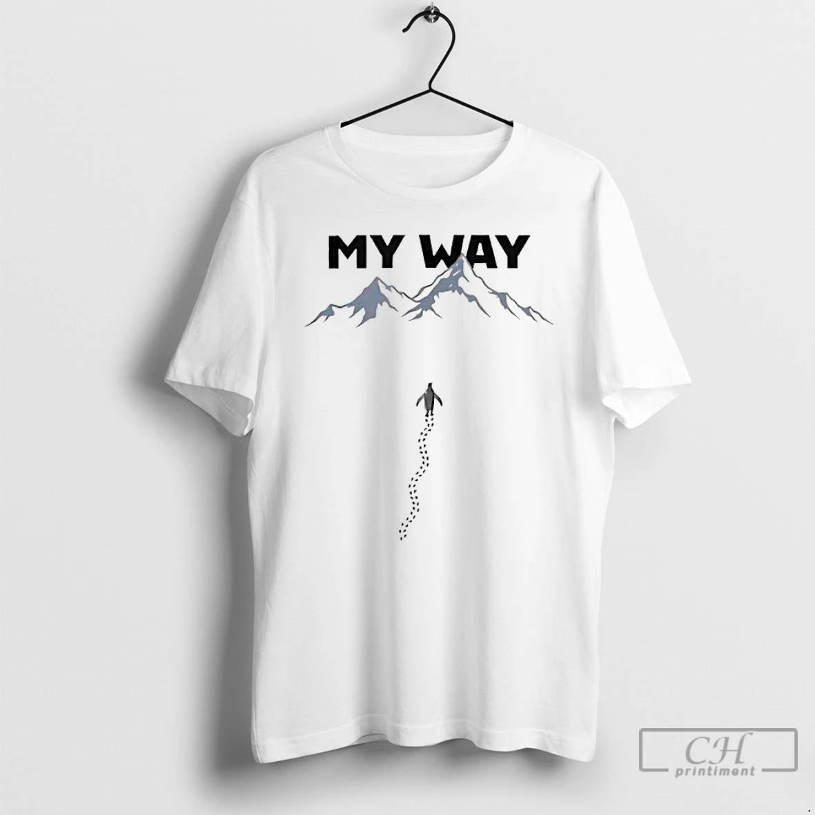 Premium Penguin My Way Mountain
