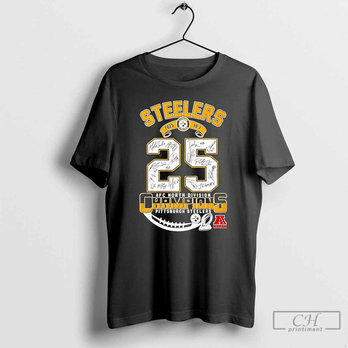 Premium Steelers Afc North Champs 2025 Signatures