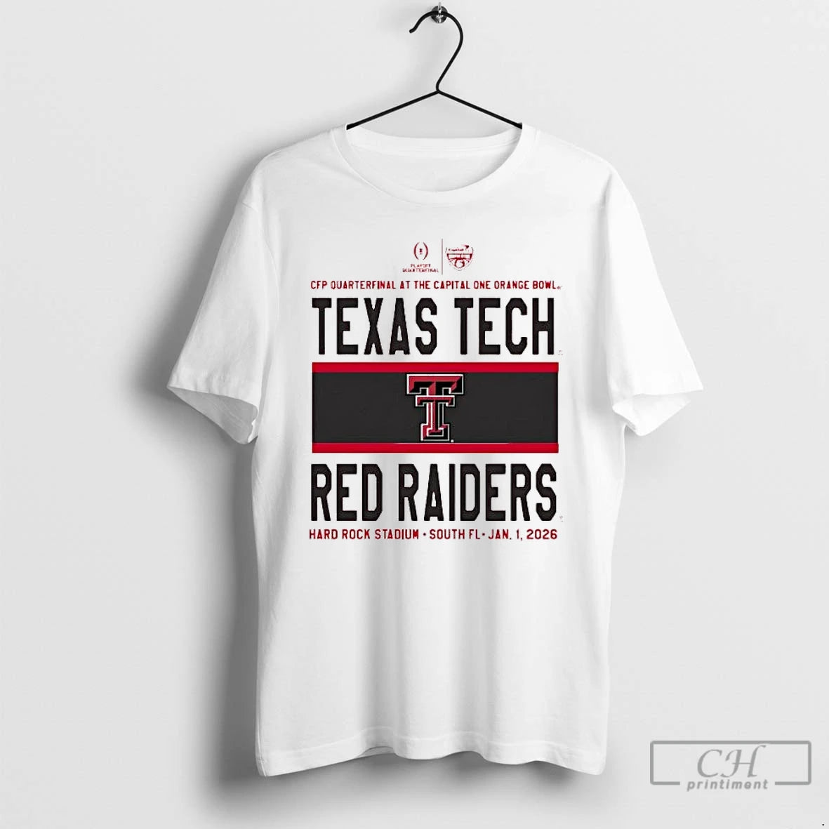 Premium Texas Tech Red Raiders Cfp Quarterfinal At The Capital One Orange Bowl 2026