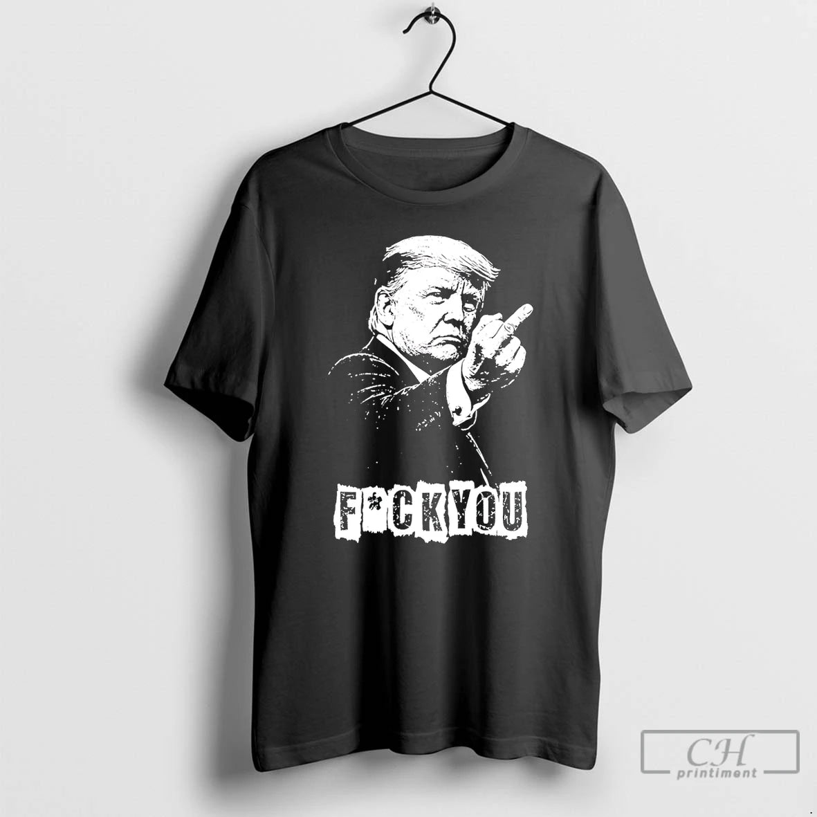 Premium Trump Middle Finger 2026 Political Meme Trump Flipping The Bird
