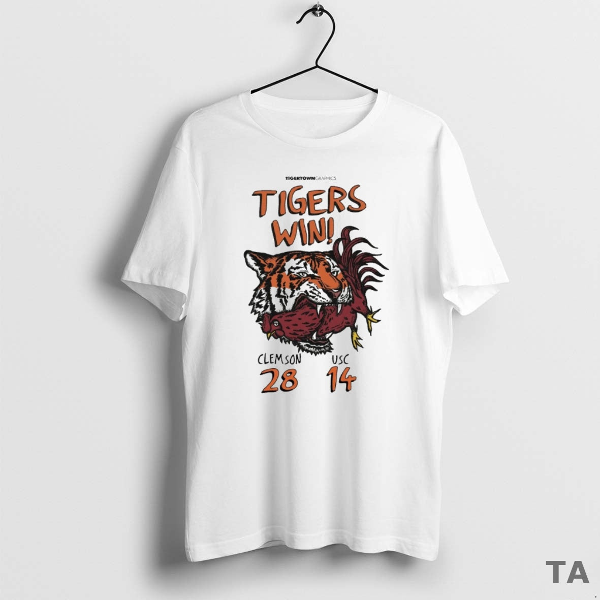 Top Clemson Tigers Vs Usc Trojans Final Score 28 14 Tigers Win Tigertown Graphics