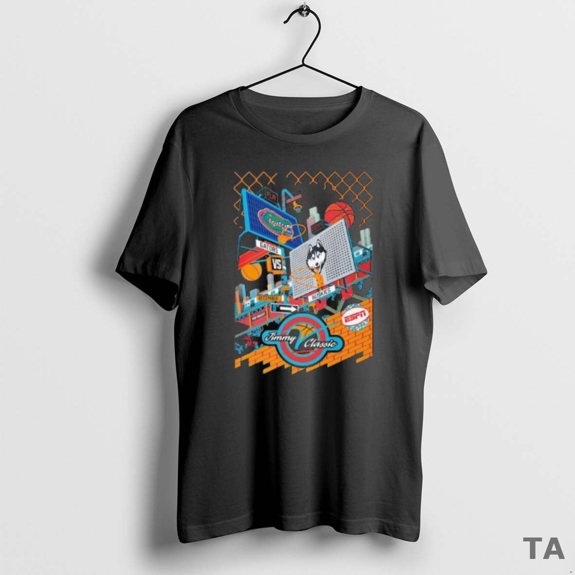 Top Florida Vs Uconn 2025 Jimmy V Classic Basketball T Shirt Sweater
