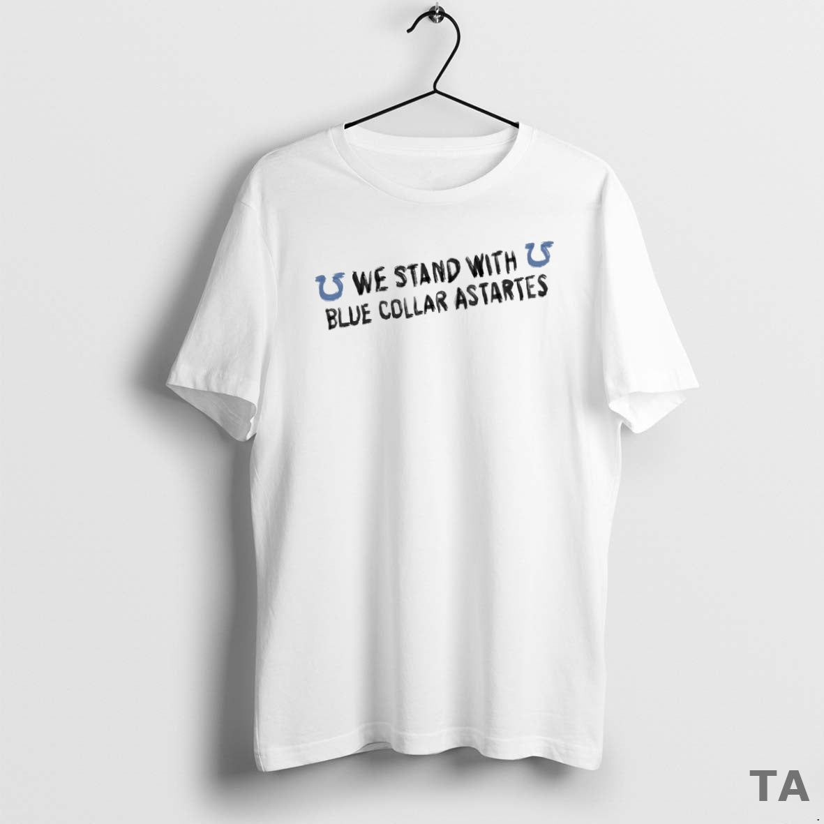 Top We Stand With Blue Collar Astartes Circle T Shirt Sweater