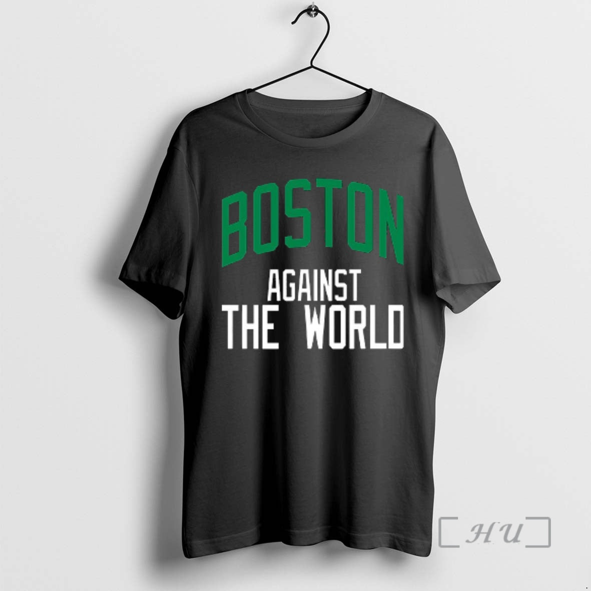 Trending Boston Celtics Against The World Earth Double Sided Graphic