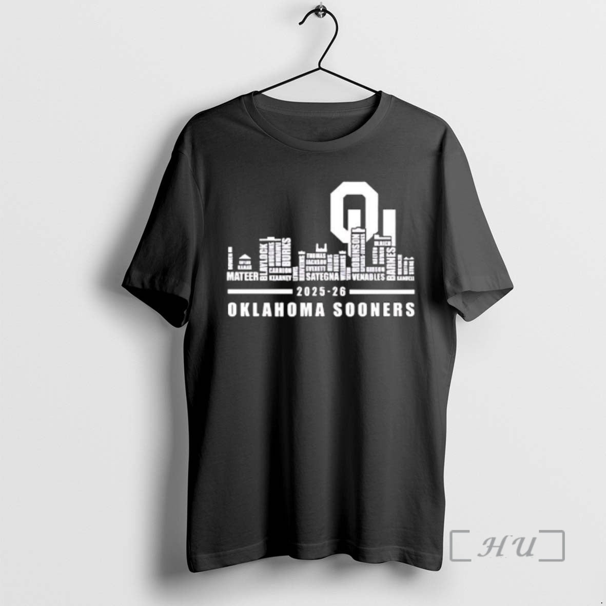 Trending Oklahoma Sooners Team 2025 26 Cityscape Graphic