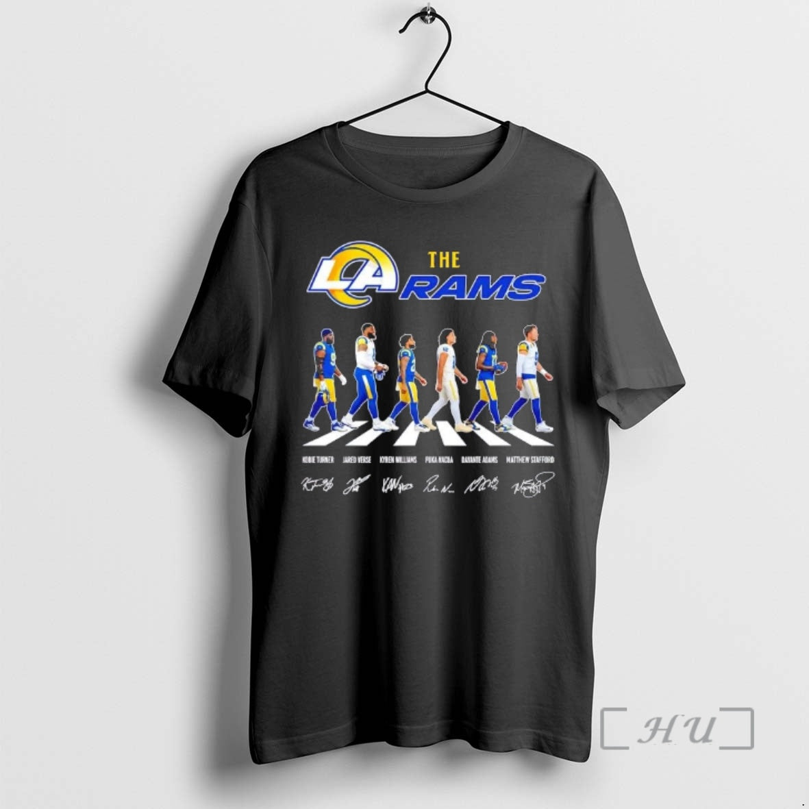 Trending The Los Angles Rams Kobie Turner Jared Verse And Players Abbey Road Signatures Premium