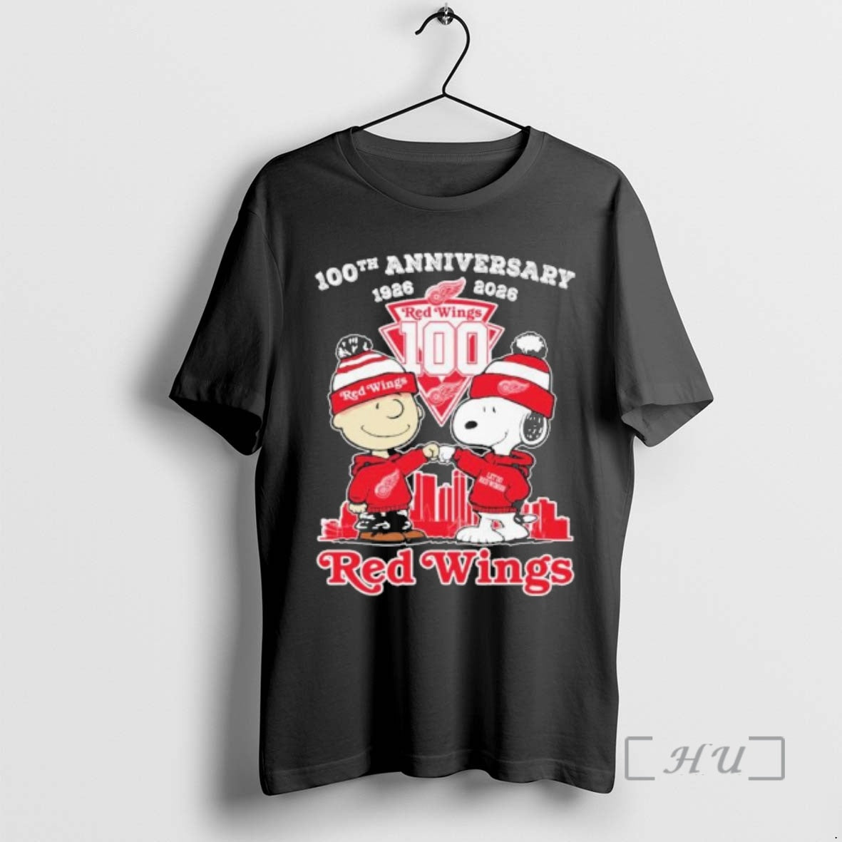 Trending The Peanuts Fist Bump X Detroit Red Wings 100th Anniversary 1926 2026 Premium