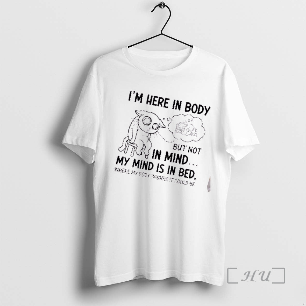 Trending Tired Cat Im Here In Body But Not In Mind My Mind Is In