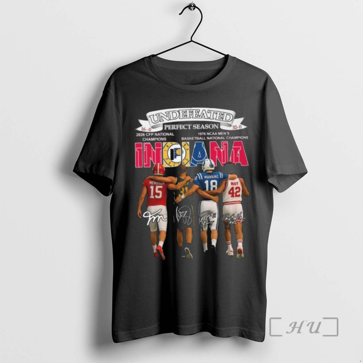 Trending Undefeated Perfect Season Indiana City Sports 16 0 32 0 Signatures Premium T Shirts