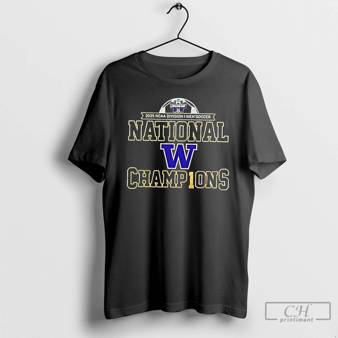 Classic 2025 Ncaa Division I Mens Soccer Washington Huskies National Champions
