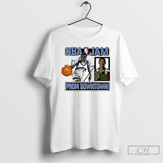 Classic Ace Bailey Utah Jazz Nba Jam From Downtown