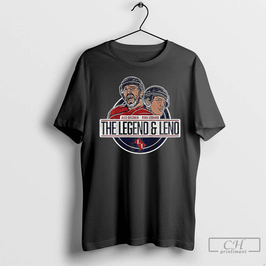 Classic Alex Ovechkin And Ryan Leonard Washington Capitals Hockey The Legend And Leno T Shirts