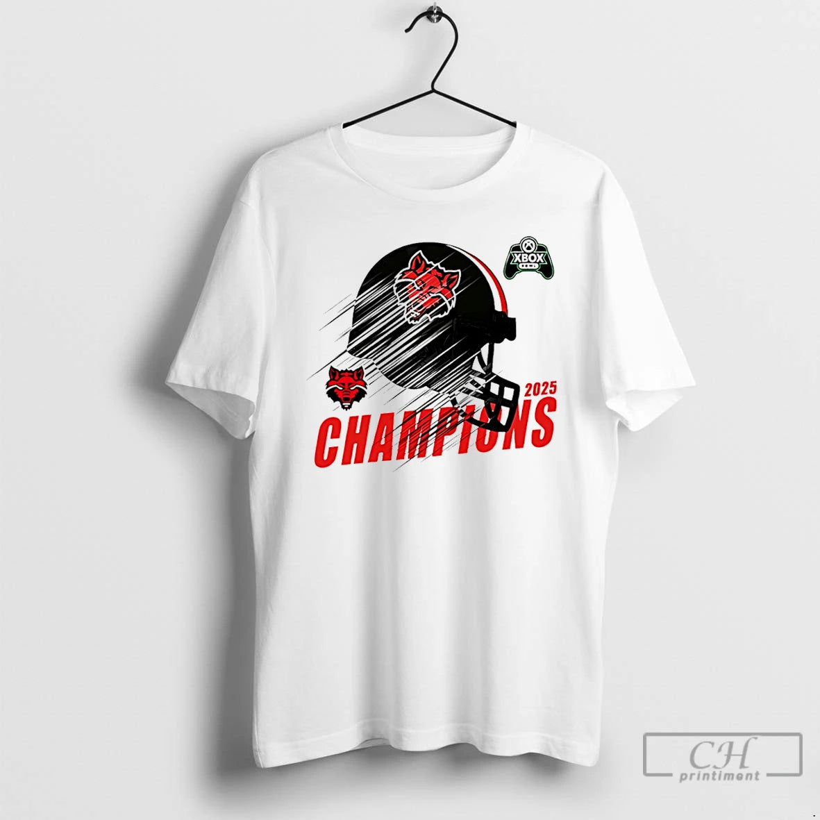 Classic Arkansas State Red Wolves Xbox Bowl Champions 2025 Football Helmet